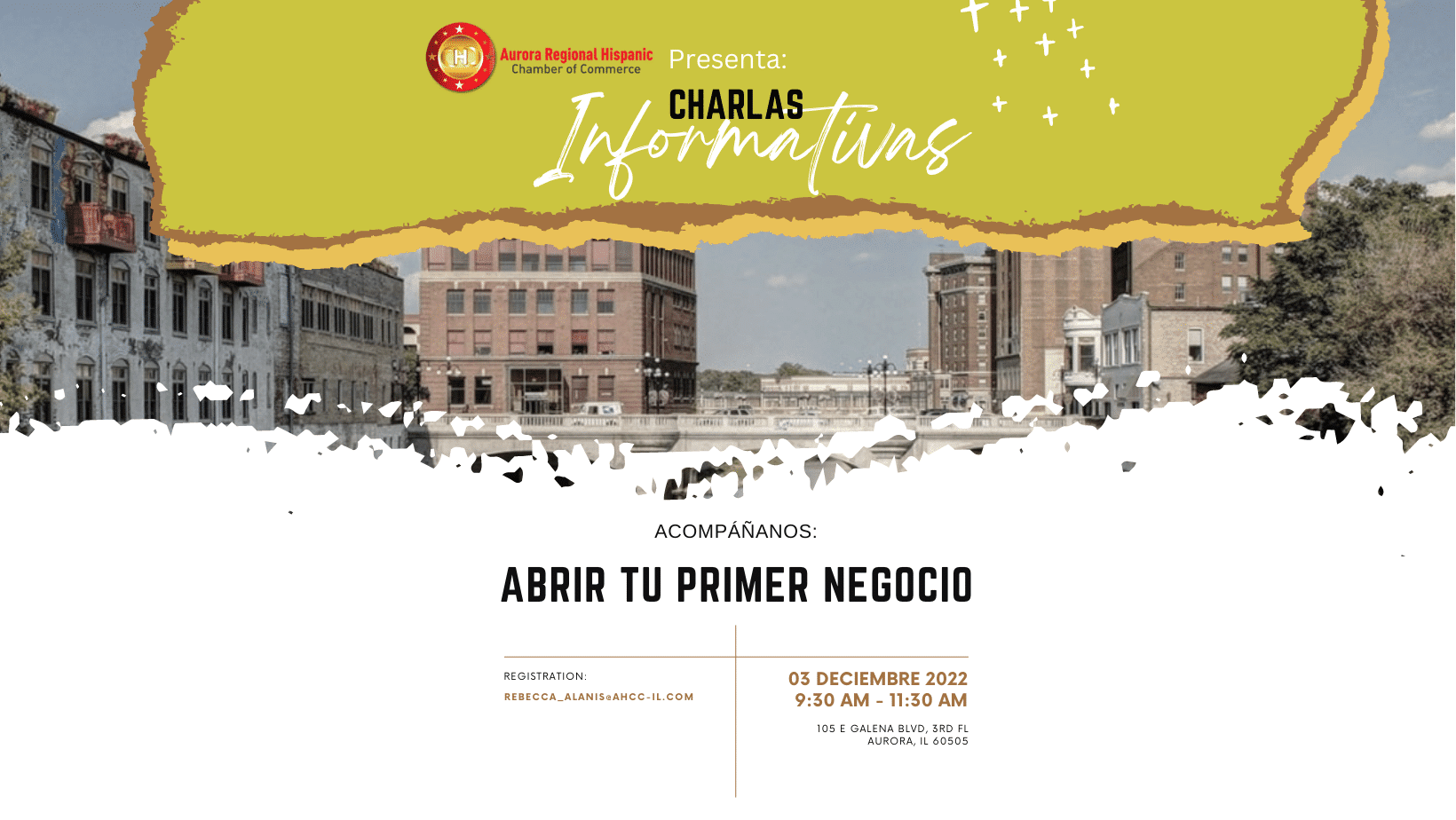 Charlas Informativas – Abrir Tu Primer Negocio
