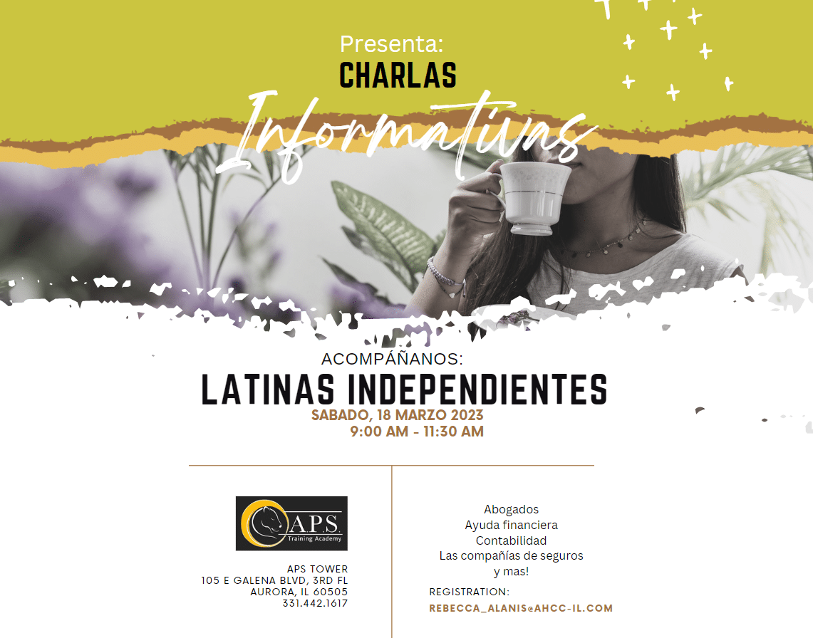 Charlas Informativas – Latinas Independientes